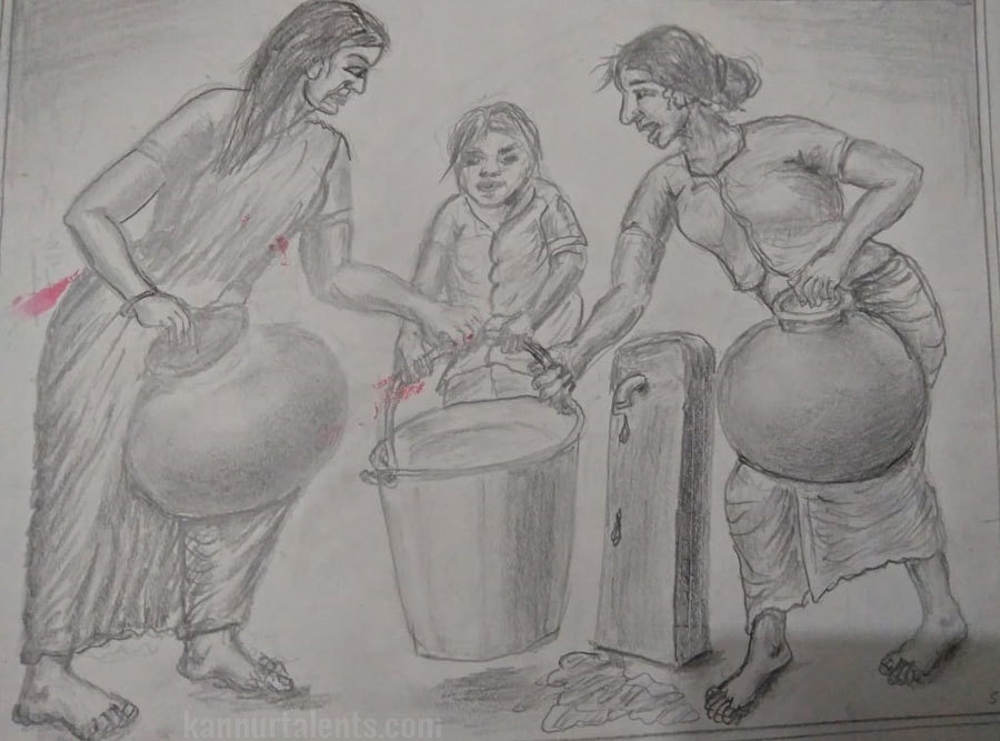 balakrishnan nair drawing