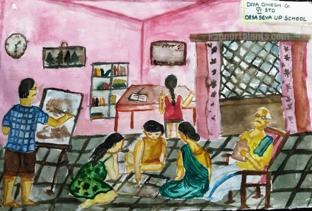 Diya Dinesh Painting