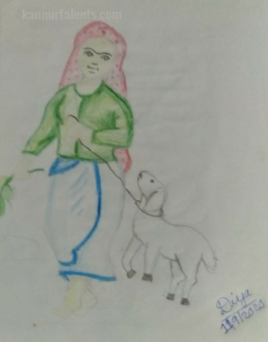 Diya Dinesh Painting