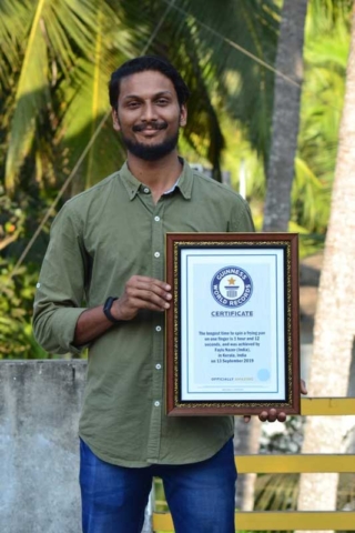 Guinness Record Certificate