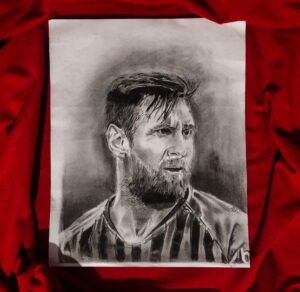Messi - Sketch by Abhiram